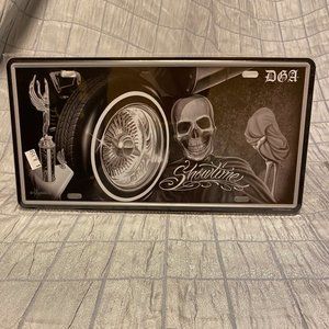 DGA Showtime Tin License plate